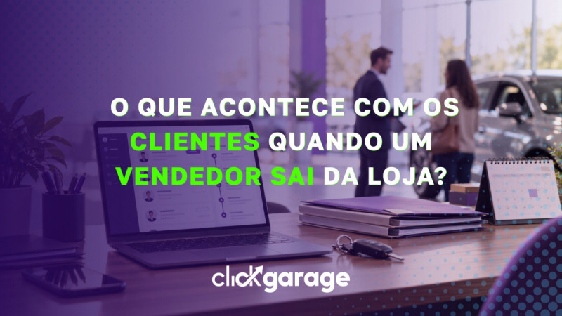 O que acontece com os clientes quando um vendedor sai da loja?