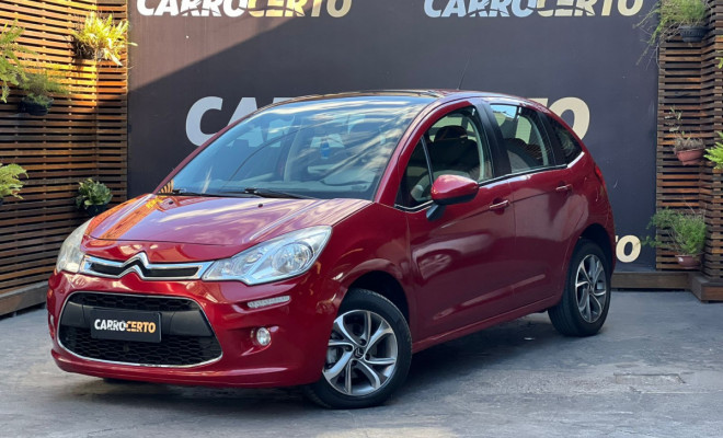 Citroën C3 Tendance 1.6 Start   Aut. 2015 Flex   C/ Teto Zenith  Ac/Trocas