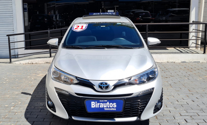 Toyota Yaris XLS 1.5 Automático 2021 | Teto Solar | Topo de Linha | Guarujá-0