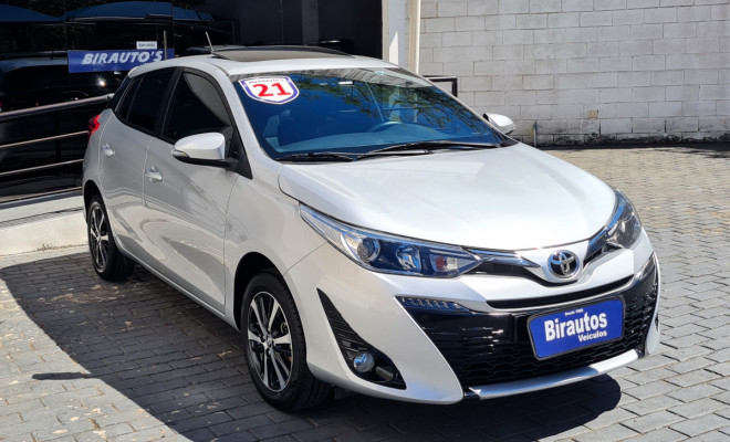 Toyota Yaris XLS 1.5 Automático 2021 | Teto Solar | Topo de Linha | Guarujá
