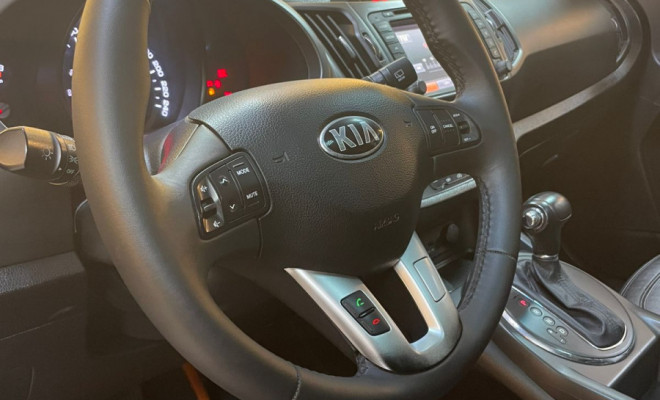 Kia Motors Sportage EX 2.0 Aut. 2014 Flex Teto solar duplo   ótimo para familia-8