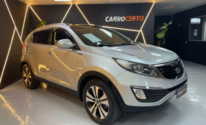 Kia Motors Sportage EX 2.0 Aut. 2014 Flex Teto solar duplo   ótimo para familia-0