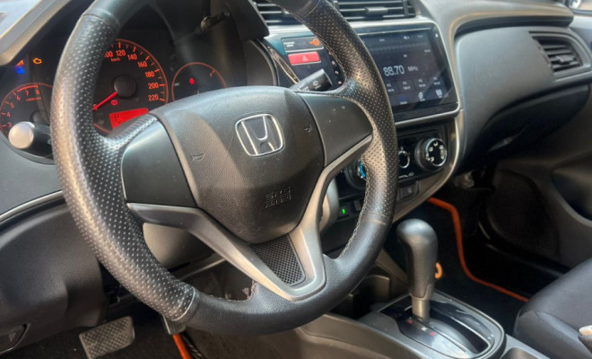 Honda CITY Sedan LX 1.5 Aut. 2015 Flex  C/Multimidia  e camera de ré-7