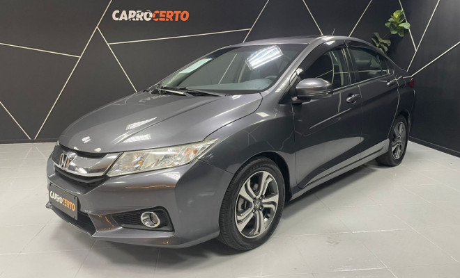 Honda CITY Sedan LX 1.5 Aut. 2015 Flex  C/Multimidia  e camera de ré-1