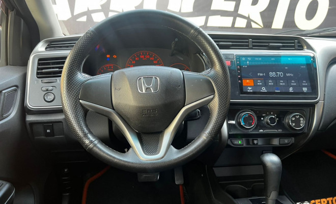 Honda CITY Sedan LX 1.5 Aut. 2015 Flex  C/Multimidia  e camera de ré-5