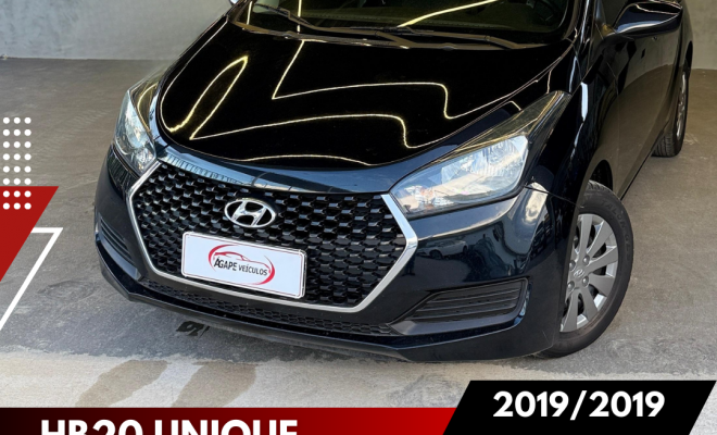 Hyundai HB20 Unique 1.0 Flex 12V Mec. 2019 Flex