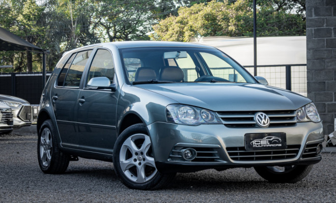 VW - VolksWagen Golf Sportline 1.6 Mi Total Flex 8V 4p 2009 Flex-0