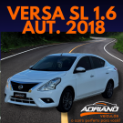 VERSA SL 1.6 Aut. 2018 – Conforto, espaço e economia em um só carro!