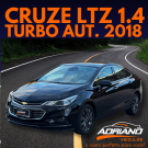 CRUZE LTZ 1.4 Turbo Aut. 2018 – Conforto, tecnologia e desempenho em alto nível!