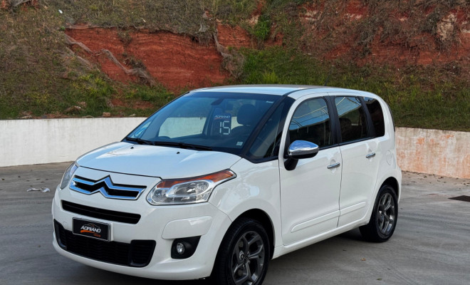 C3 Picasso Exclusive 1.6 Automático 2015 – Espaço, conforto e praticidade para o dia a dia!