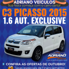 C3 Picasso Exclusive 1.6 Automático 2015 – Espaço, conforto e praticidade para o dia a dia!-16