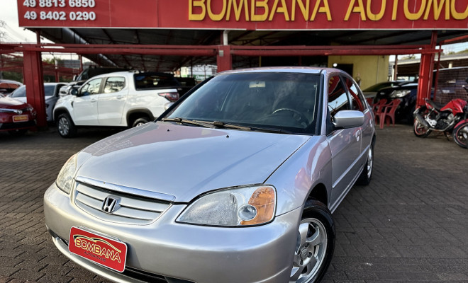 Honda Civic Sedan LX 1.7 16V 115cv Aut. 4p 2003 Gasolina