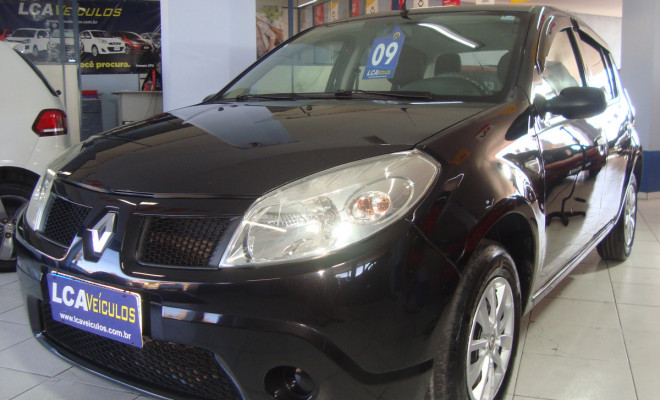 Renault SANDERO Authentique Hi-Flex 1.0 16V 5p 2009 Flex-1