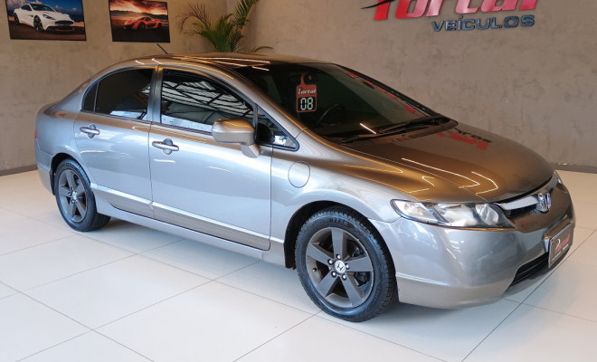 Honda Civic Sedan LXS 1.8/1.8 Flex 16V Aut. 4p 2008 Flex-0