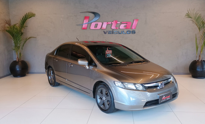 Honda Civic Sedan LXS 1.8/1.8 Flex 16V Aut. 4p 2008 Flex