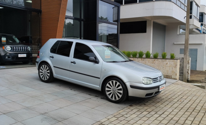 VW - VolksWagen Golf 1.6Mi/ 1.6Mi Gener./Black & Silver 2003 Gasolina