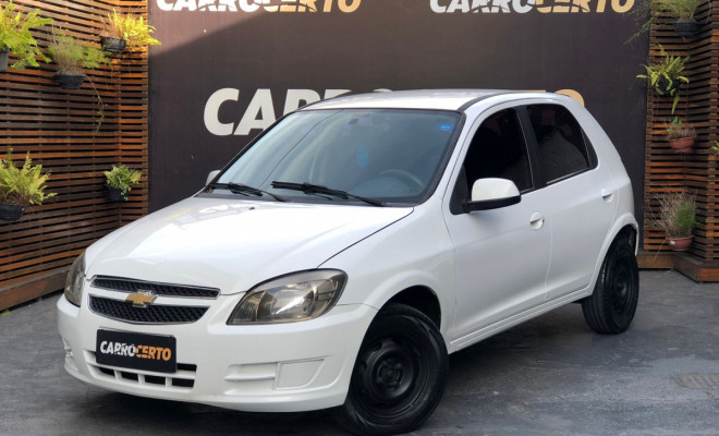 GM - Chevrolet Celta Spirit/ LT 1.0  2015 Flex  100% FINANCIADO