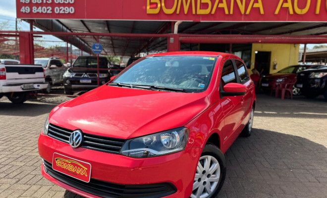 VW - VolksWagen Gol (novo) 1.0 Mi Total Flex 8V 4p 2014 Flex