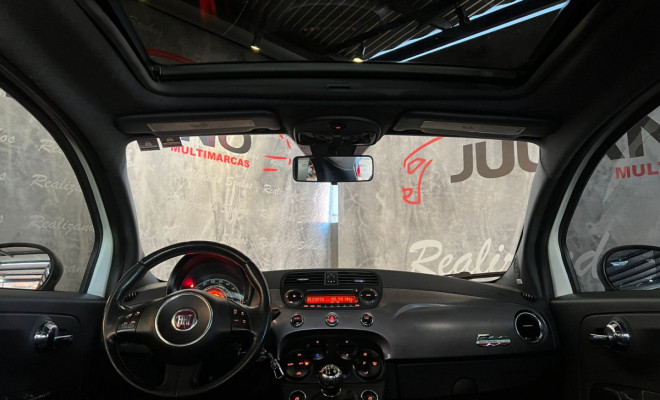 Fiat 500 Sport Air 1.4 Mec. 2012 - Super Completo/Leilão-3