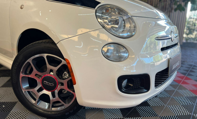 Fiat 500 Sport Air 1.4 Mec. 2012 - Super Completo/Leilão-11