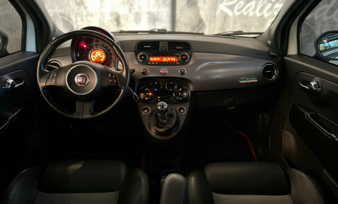 Fiat 500 Sport Air 1.4 Mec. 2012 - Super Completo/Leilão-5