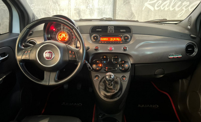 Fiat 500 Sport Air 1.4 Mec. 2012 - Super Completo/Leilão-6