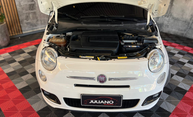 Fiat 500 Sport Air 1.4 Mec. 2012 - Super Completo/Leilão-13