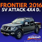 FRONTIER SV ATTACK 2.5 CD 4x4 Mec. 2016 Diesel – Força, robustez e confiabilidade em cada detalhe!