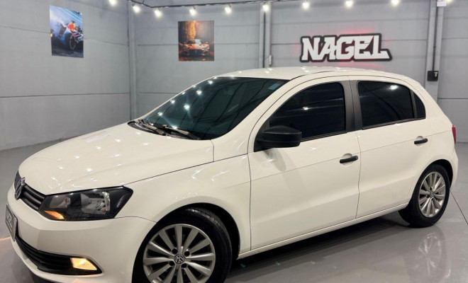 VW - VolksWagen Gol (novo) 1.0 Mi Total Flex 8V 4p 2014 Flex-0