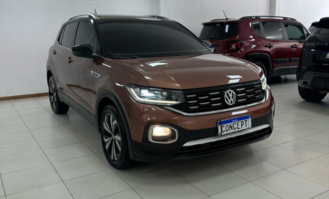 VW - VolksWagen T-Cross Highline 1.4 TSI Flex 16V 5p Aut 2020 Flex