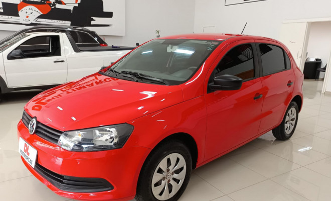 VW - VolksWagen Gol (novo) 1.0 Mi Total Flex 8V 4p 2015 Flex