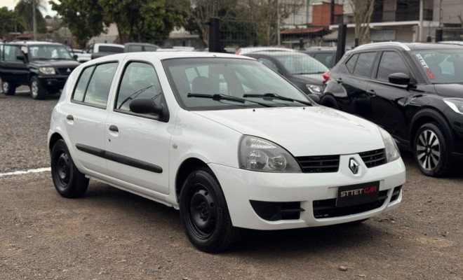 Renault Clio Authentique Hi-Flex 1.0 16V 5p 2008 Flex-0