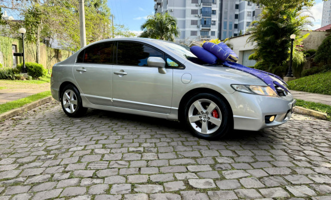 Honda Civic Sedan LXS 1.8/1.8 Flex 16V Mec. 4p 2008 Flex-0