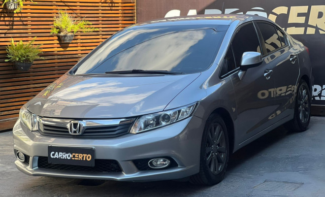 Honda Civic Sedan LXS 1.8 Aut. 2012 Flex  Sonho de GERAÇÕES-0