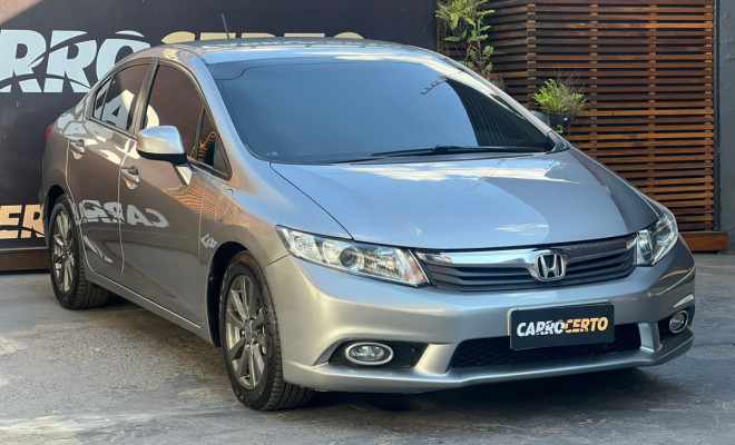 Honda Civic Sedan LXS 1.8 Aut. 2012 Flex  Sonho de GERAÇÕES-1