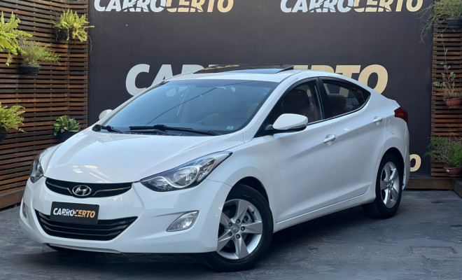 Hyundai Elantra GLS 1.8 Aut. 2013  Interior CARAMELO   C/teto solar