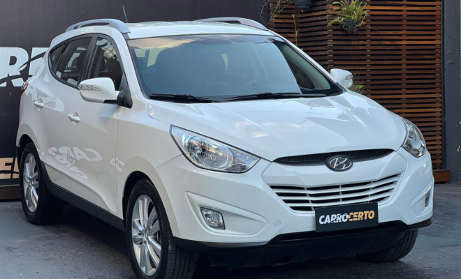 Hyundai ix35 GLS 2.0  Aut. 2014 Flex  Bancos em couro   Baixo km-1