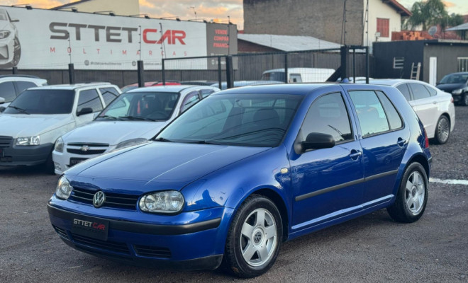 VW - VolksWagen Golf 1.6Mi/ 1.6Mi Gener./Black & Silver 2001 Gasolina