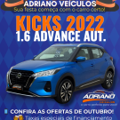 KICKS Advance 1.6 Aut. 2022 - O SUV moderno que combina tecnologia, conforto e estilo urbano!-20
