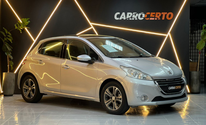 Peugeot 208 Griffe 1.6  Aut. 2014 Flex TETO PANORAMICO  100% FINANCIADO