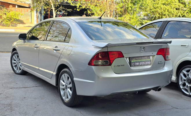 Honda Civic Sedan LXS 1.8/1.8 Flex 16V Mec. 4p 2008 Flex-5