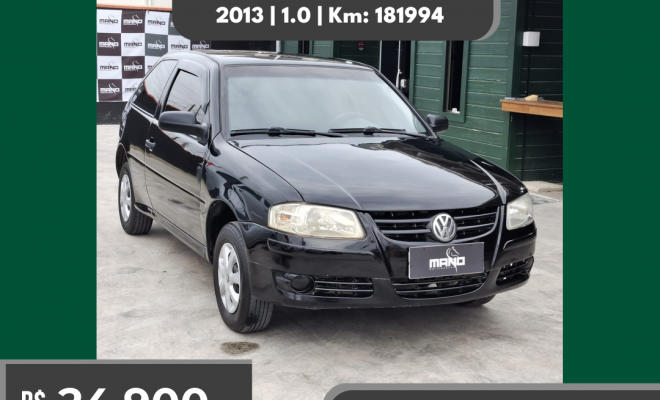 VW - VolksWagen Gol (novo) 1.0 Mi Total Flex 8V 2p 2013 Flex