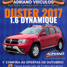 DUSTER Dynamique 1.6 2017 – Prepare-se para encarar o dia a dia com estilo, robustez inconfundível e a confiança que só um SUV completo pode oferecer!