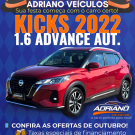 KICKS Advance 1.6 Aut. 2022 – A SUV versátil e equipada para o seu dia a dia!-14
