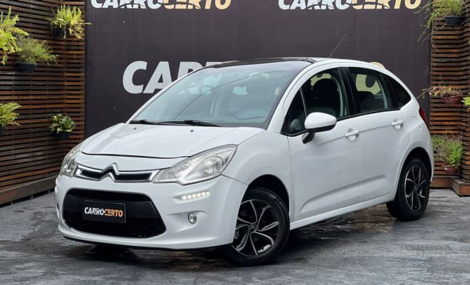 Citroën C3 Tendance 1.5  2013 Flex Manual  C/Teto Zenith