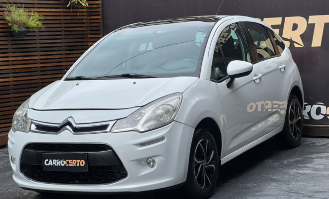Citroën C3 Tendance 1.5  2013 Flex Manual  C/Teto Zenith-0