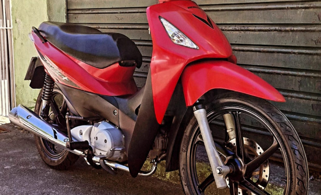 HONDA BIZ 125+ 2008 top de LINHA-0