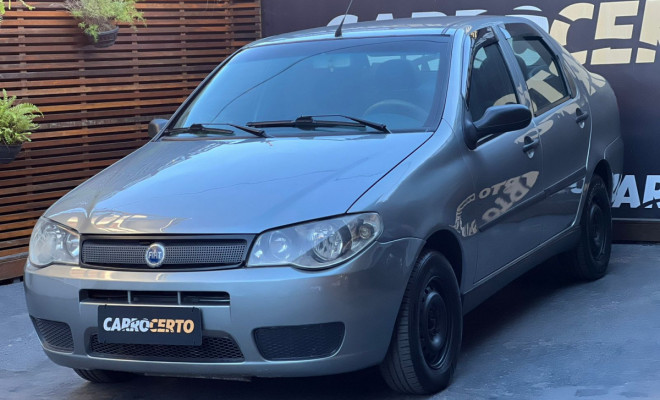 Fiat Siena Celebration 1.0 Fire  2007 Flex  100% financiado-0