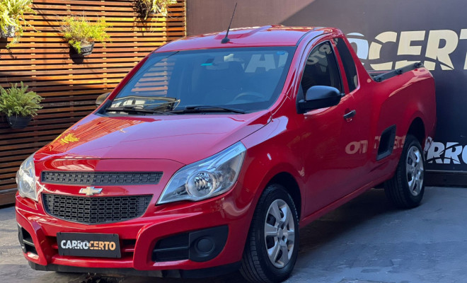 GM - Chevrolet MONTANA LS 1.4  2017 Flex   Pra quem procura Utilitário-0