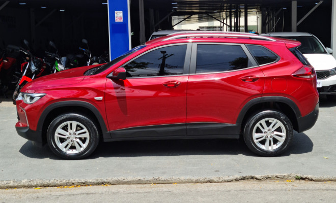 🚘 Chevrolet Tracker LT 1.0 Turbo 2021 – Vermelha ❤️